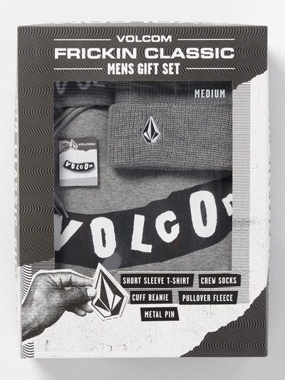 Volcom Mens Frickin Classics Gift Set - Heather Grey