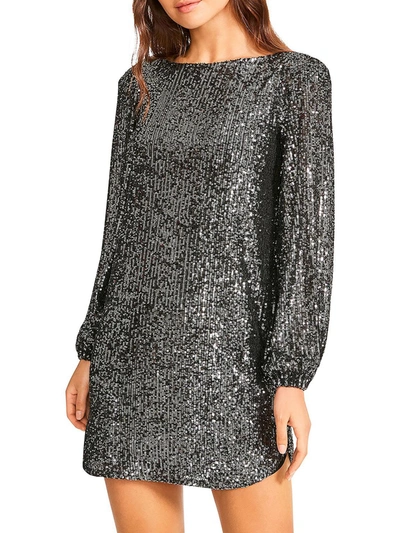 Steve Madden Delorean Womens Sequined Mini Cocktail And Party Dress In Multi