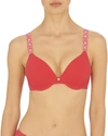 Natori Pure Luxe Custom Coverage Contour Underwire Bra In Pink