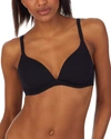 Dkny Table Tops Underwire Plunge Bra In Black