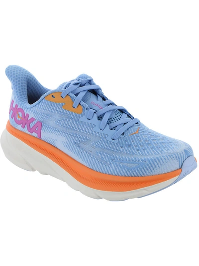 Hoka One One Clifton 9 Womens Fitness Workout Running Shoes In Multi