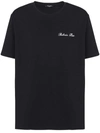 Balmain Black Reflective T-shirt In Black