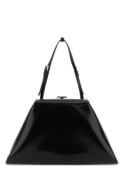 Prada Woman Black Leather Handbag