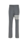 Thom Browne Gray 4-bar Trousers In Gray