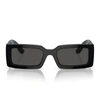 Dolce & Gabbana Rectangle-frame Sunglasses In Black