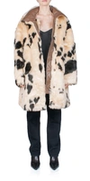 Stand Studio Doona Printed Faux Fur Coat