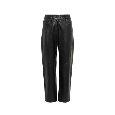 's Max Mara Liana Leather Trousers In Black