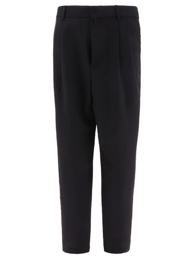 032c Pleated Trousers In Black