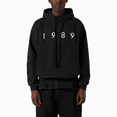 1989 Studio Black Hooded Sweatshirt With Logo