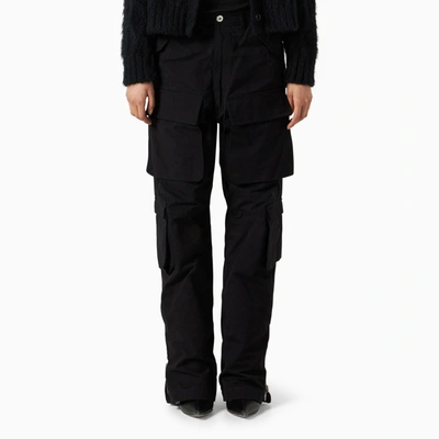 1989 Studio Desert Cargo Trousers Black