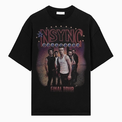 1989 Studio Nsync Final Tour Black T-shirt