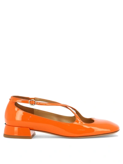 A.bocca Two For Love Heeled Shoes In Orange