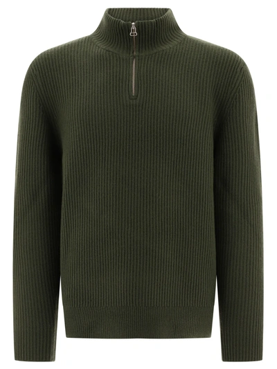 Apc A.p.c. "alex" Sweater In Green
