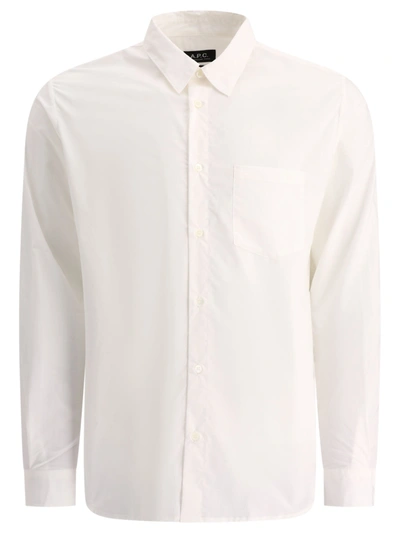 A.p.c. "clement" Shirt In White