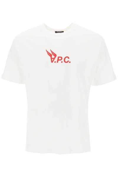 Apc A.p.c. Hermance White T Shirt In Bianco