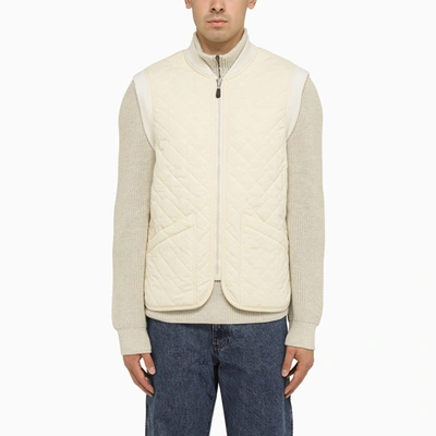 Apc Silas Sleeveless Jacket In White