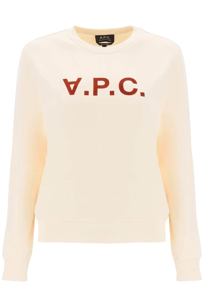 A.p.c. Sweatshirt Logo In White