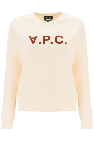 Apc A.p.c. Blanc Casse Cotton Sweaters In White