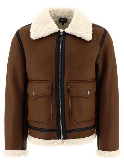 A.p.c. "tommy" Jacket In Brown
