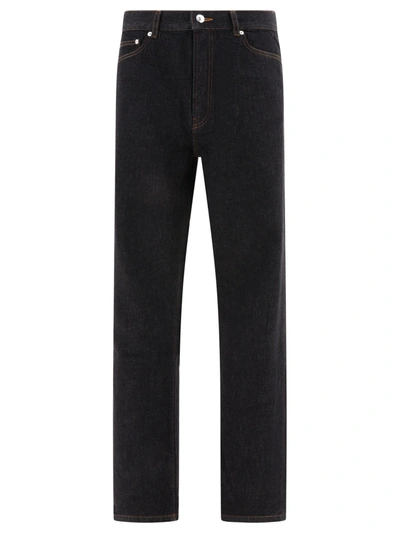 Apc X Jw Anderson Denim Jeans In Black