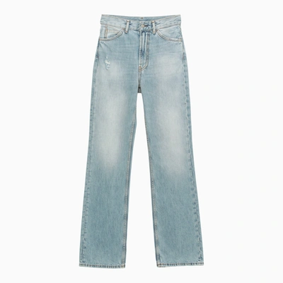 Acne Studios Light Blue Distressed Regular Jeans