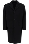 ACNE STUDIOS ACNE STUDIOS SINGLE BREASTED COAT IN DOUBLE FACED WOOL