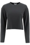 AGOLDE AGOLDE 'MASON' LONG SLEEVE CROPPED T SHIRT