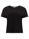 Agolde Drew Round-neck T-shirt In Black