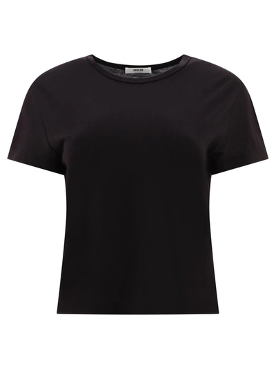 Agolde Drew Relaxed T-shirt In Black