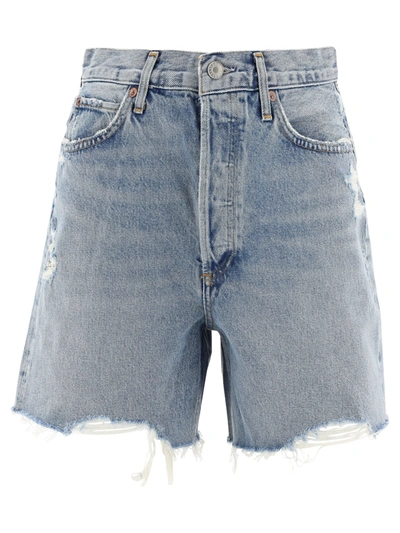 Agolde Stella Shorts In Blue