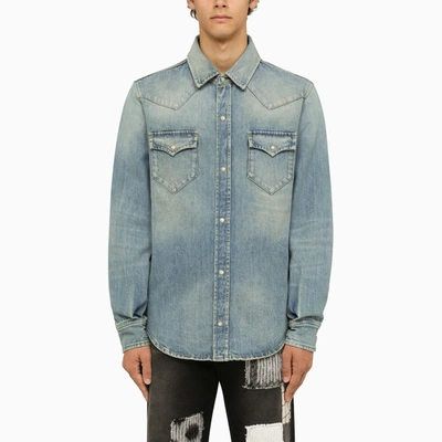 Alanui Blue Denim Shirt