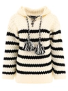 Alanui The Mariner Striped Wool Hoodie