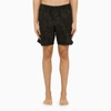 ALEXANDER MCQUEEN ALEXANDER MC QUEEN BLACK NYLON BEACH BOXER SHORTS