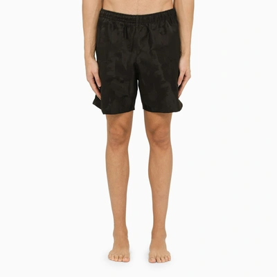 Alexander Mcqueen Alexander Mc Queen Black Nylon Beach Boxer Shorts