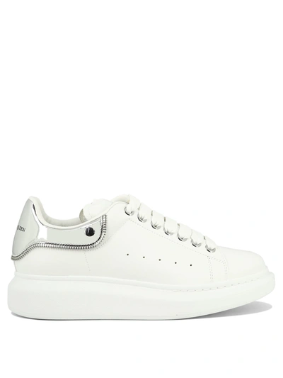 Alexander Mcqueen Oversized Leather Trainers In Multicolor