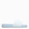 Alexander Mcqueen Light Blue Rubber Slide