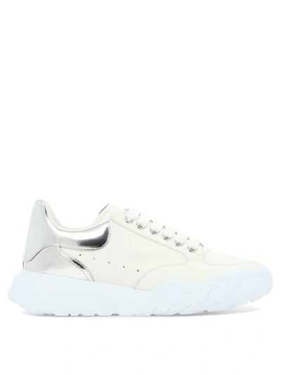 Alexander Mcqueen Oversized Court Sneakers In White