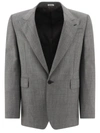 Alexander Mcqueen Alexander Mc Queen Single Breasted Wool Blazer