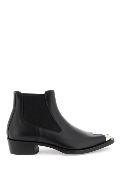 ALEXANDER MCQUEEN ALEXANDER MCQUEEN 'PUNK' CHELSEA ANKLE BOOTS