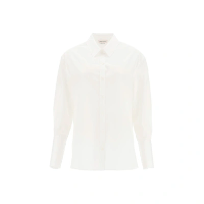 Alexander Mcqueen Cotton Shirt In White