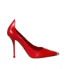Alexander Mcqueen Woman Pumps Red Size 10 Soft Leather