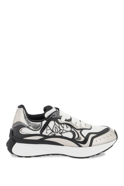 ALEXANDER MCQUEEN ALEXANDER MCQUEEN LEATHER SPRINT RUNNER SNEAKERS