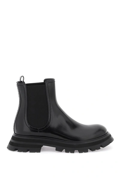 Alexander Mcqueen Ankle Boots In Black