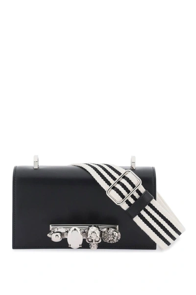 Alexander Mcqueen The Knuckle Satchel Bag In Black