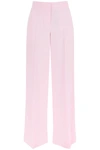 ALEXANDER MCQUEEN ALEXANDER MCQUEEN WIDE LEG TROUSERS IN LIGHT WOOL