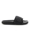 Ambush Quilted Lettering Logo Sliders Man Sandals Black Size 9 Calfskin