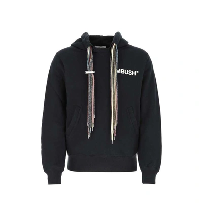 Ambush Logo Hooded Sweatshirt In Blue