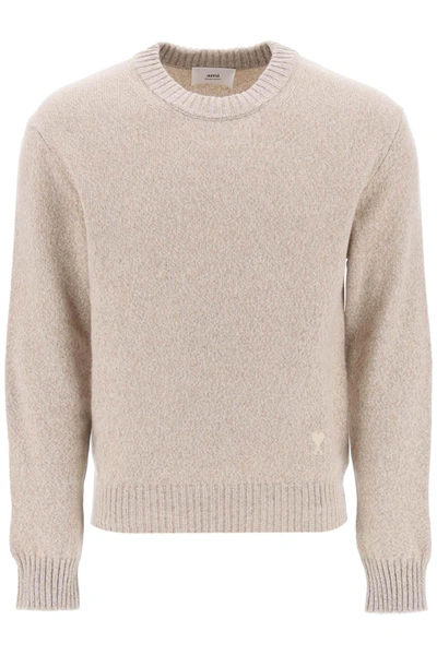 Ami Alexandre Mattiussi Jumper In Beige