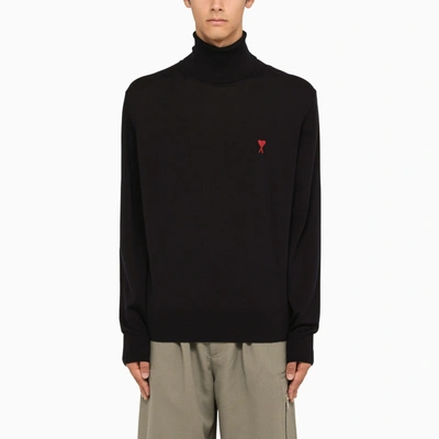 Ami Alexandre Mattiussi Adc Wool Turtleneck In Blue