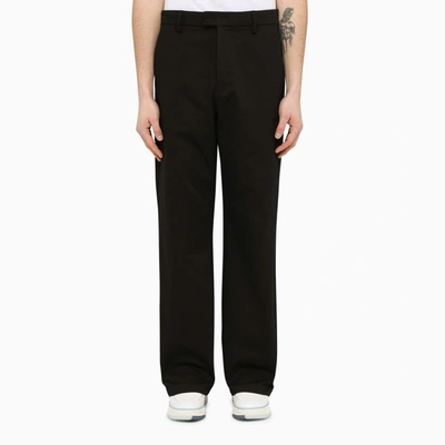 AMIRI AMIRI BLACK COTTON BAGGY TROUSERS